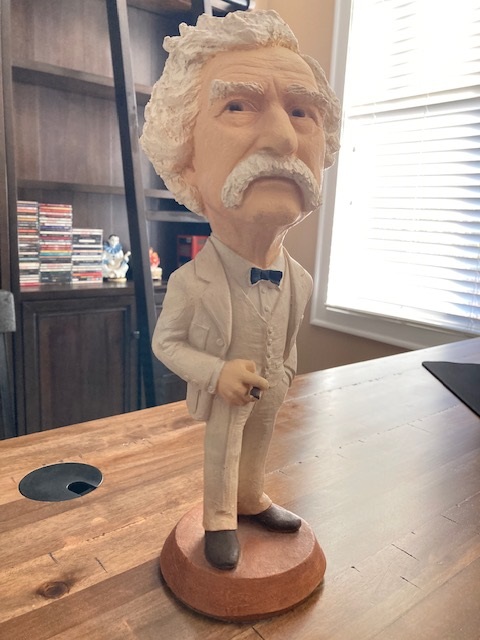Mark Twain ESCO Statue For Sale / Mark Twain ESCO Chalkware Statues For Sale